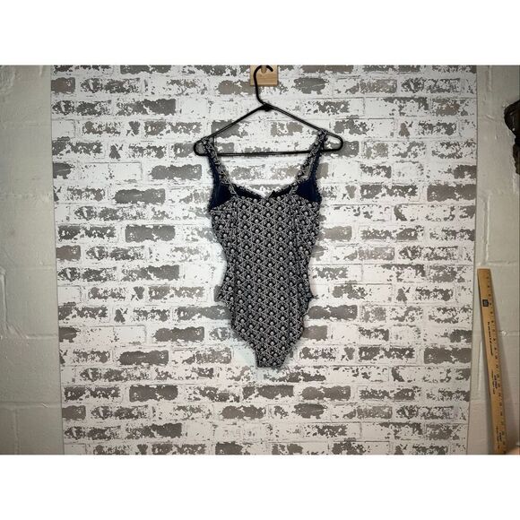 Nip tuck swim | navy blue patterns one piece swim suit - Picture 10 of 13